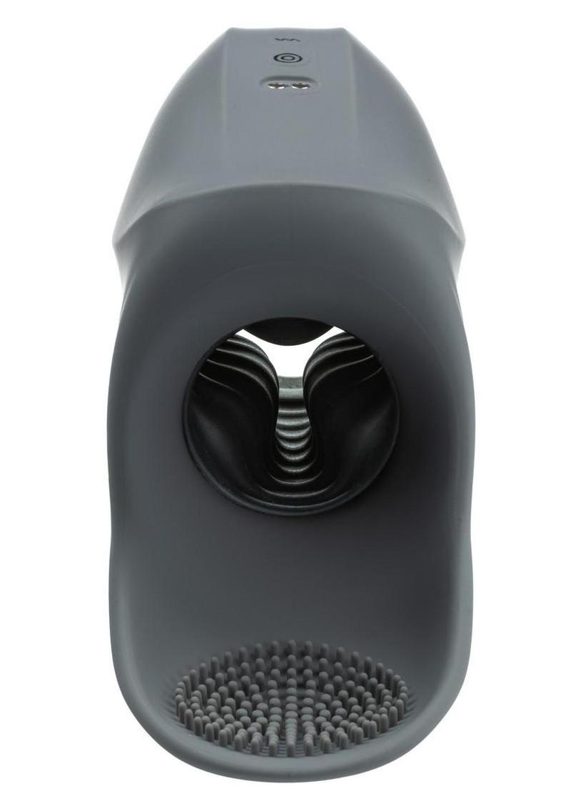 Milk Master Rechargeable Silicone Squeeze and Please Vibrating Masturbator