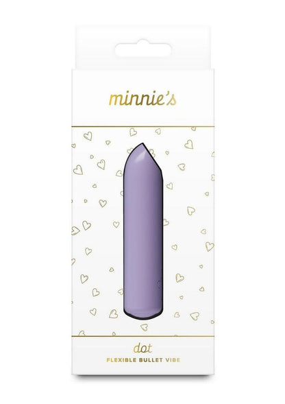 Minnie's Dot Rechargeable Silicone Flexible Bullet - Lavender