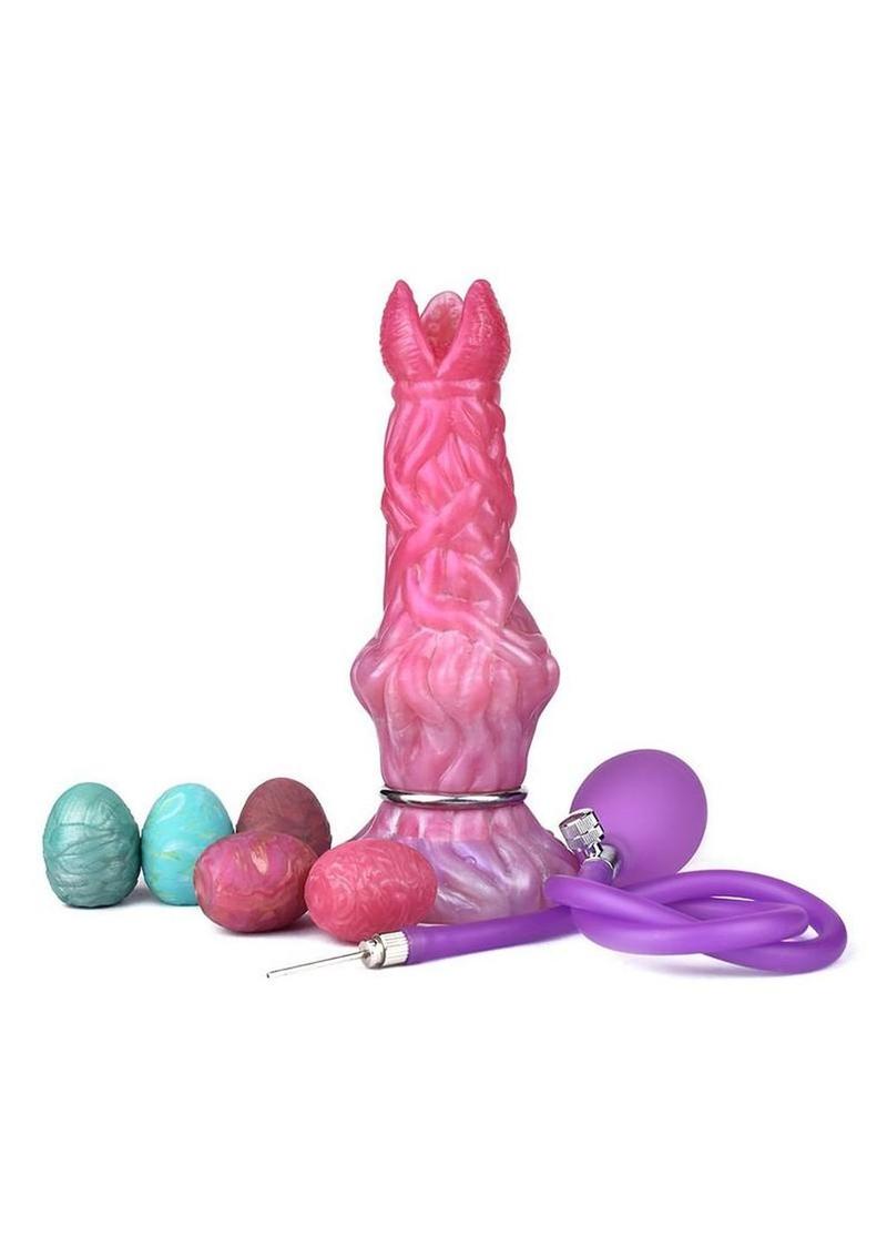 Monstar Cox Alienspawn Cock Silicone Dildo - Pink