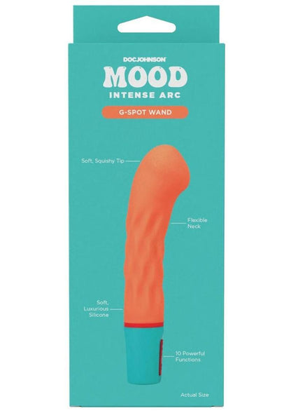 Mood Intense Arc Rechargeable Silicone G-Spot Vibrator - Orange