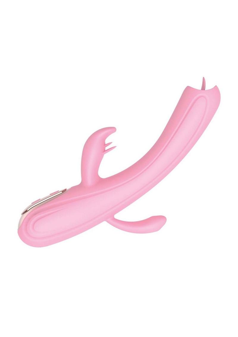 My Secret Fantasy Flickering Tongue Rechargeable Silicone Triple Stimulation Vibrator