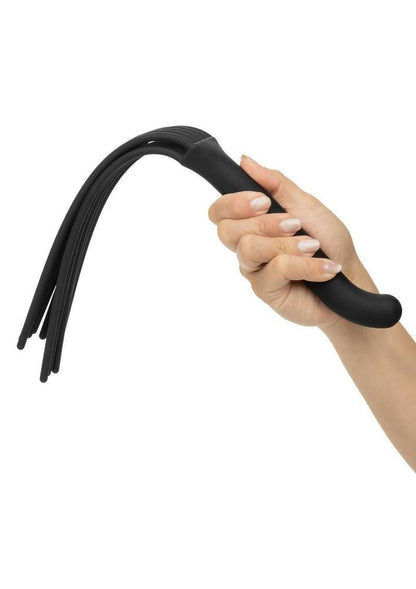 Nocturnal Collection Silicone Flogger with Insertable G-Curve Handle