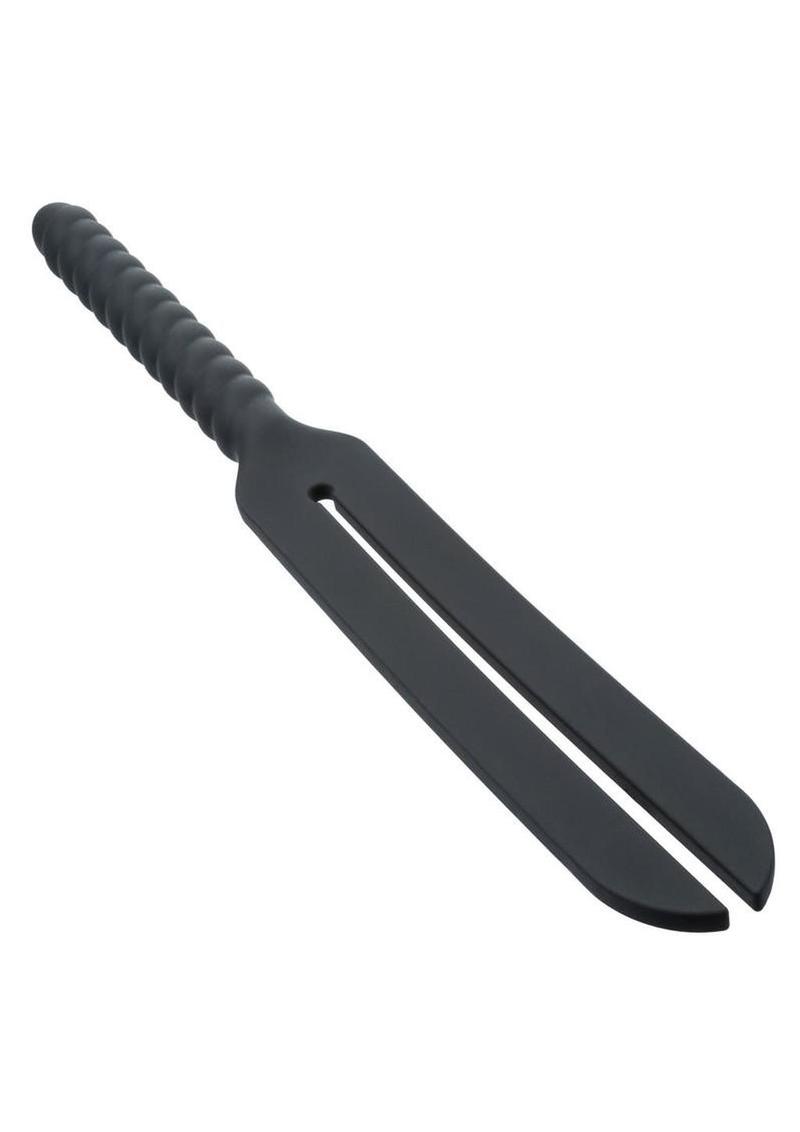 Nocturnal Collection Silicone Slap Paddle with Insertable Ribbed Handle