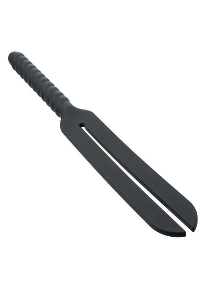 Nocturnal Collection Silicone Slap Paddle with Insertable Ribbed Handle