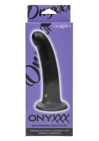 Onyxxx Rechargeable Silicone Rider Probe - Black