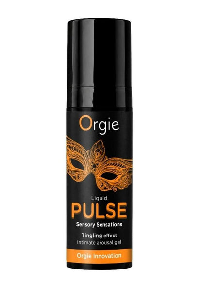 Orgie Liquid Pulse Sensory Sensations Arousal Intimate Gel .5oz - Ice - Caramel