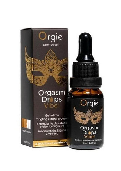 Orgie Orgasm Drops - Vibe! - Tingling Clitoral Arousal Serum