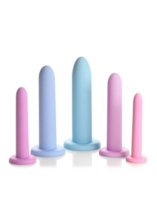 Passion Silicone Pelvic Kegel Exerciser - Lavender/Purple - 5 Piece/Set