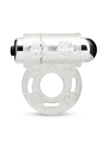 Performance C-Vibes Multi-Speed Vibrating Cock Ring - Clear/Silver