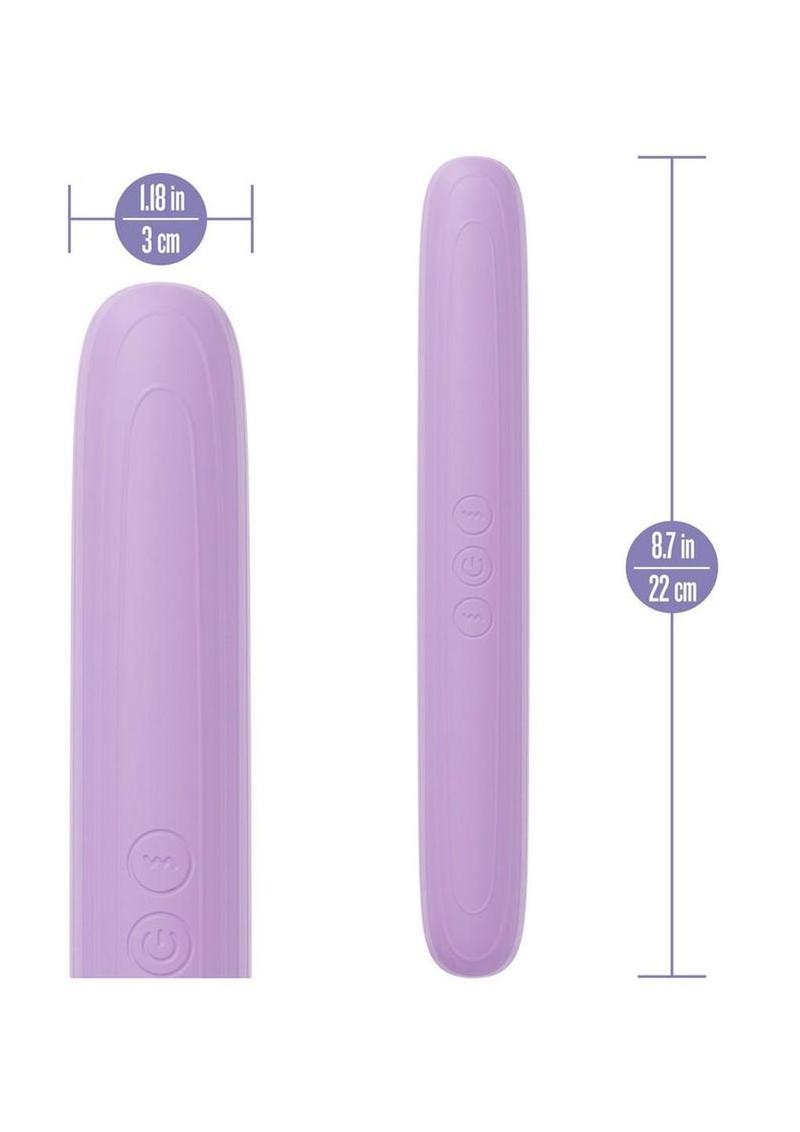 Play with Me Rechargeable Silicone Double Ended Vibrator