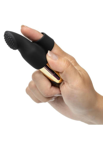 Pleasure Kits Untamed Collection Rechargeable Bullet, Nipple Clamps, Satin Tie and Eye Mask Set