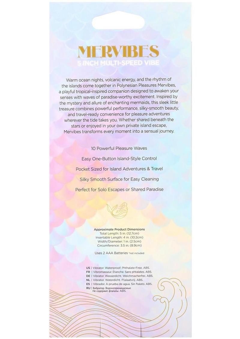 Polynesian Pleasures Mervibes Into The C Vibrator 5in