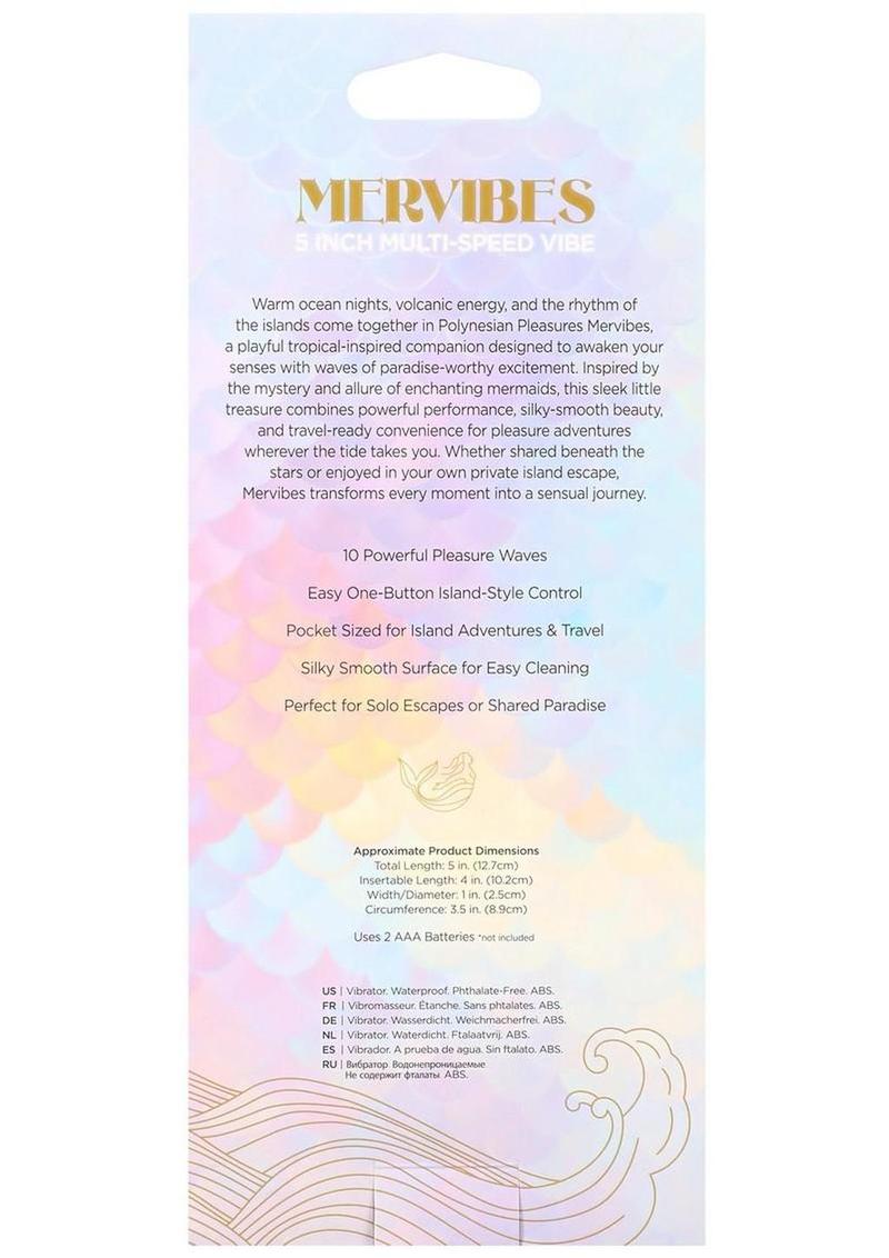 Polynesian Pleasures Mervibes Into The C Vibrator 5in