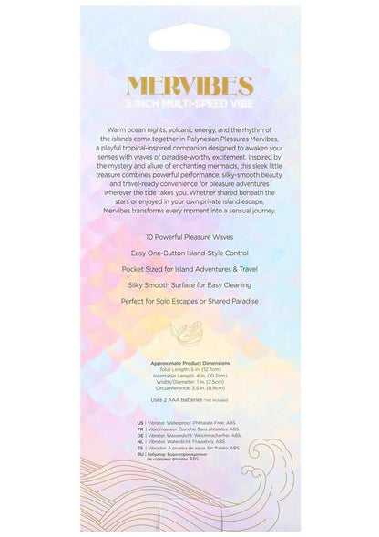 Polynesian Pleasures Mervibes Into The C Vibrator 5in