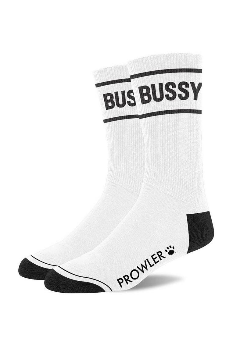 Prowler Red Bussy Socks - Black/White