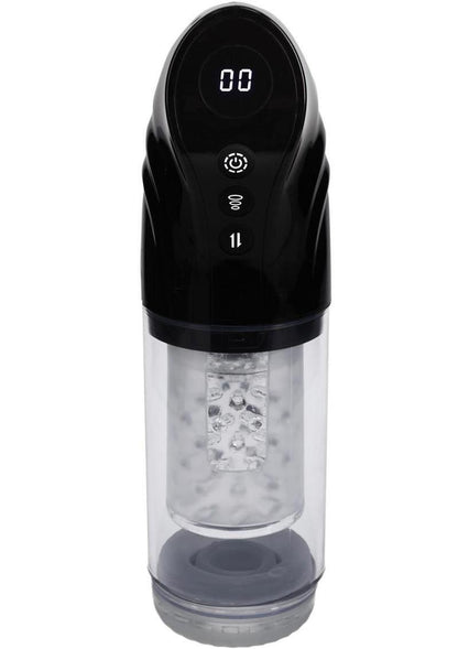 Pumped Strokemate Rechargeable Multifunction Masturbator - Black