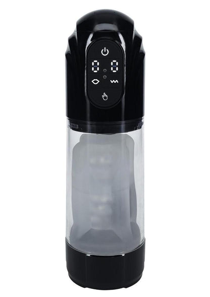 Pumped Technothrust 10 Function Rechargeable Automatic Masturbator - Black