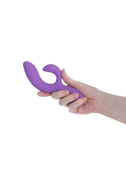 Purple Vibe Rechargeable Silicone Dual Vibe Massager