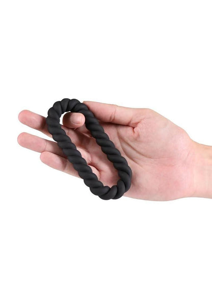 Renegade Helix Braided Silicone Dual Cock Ring