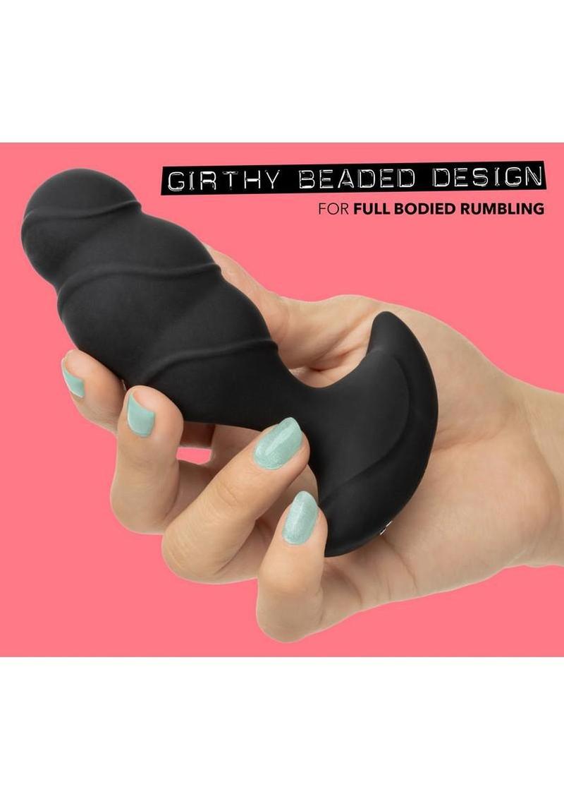 Rock Bottom Rumbling Mega Beaded Rechargeable Silicone Anal Probe