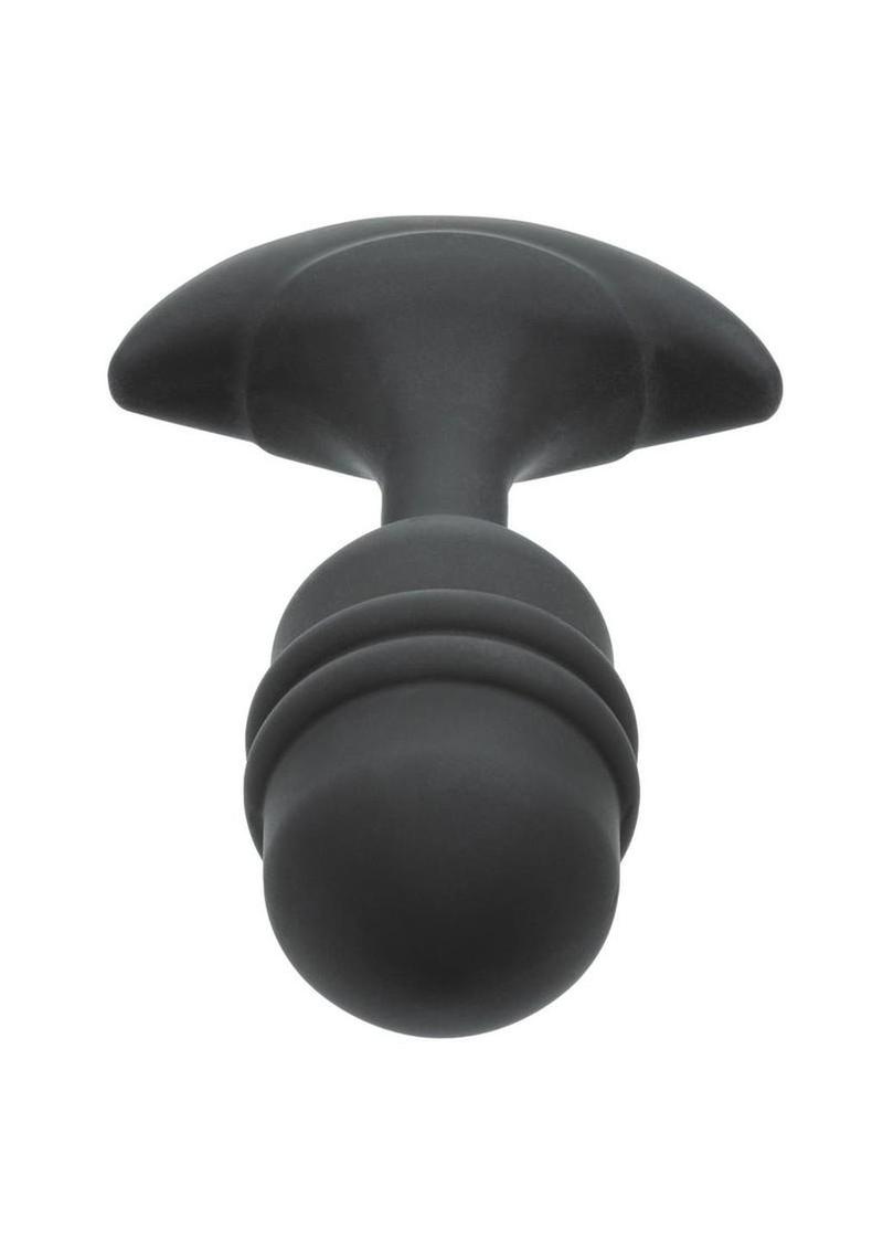 Rock Bottom Rumbling Ribbed Rechargeable Silicone Anal Probe