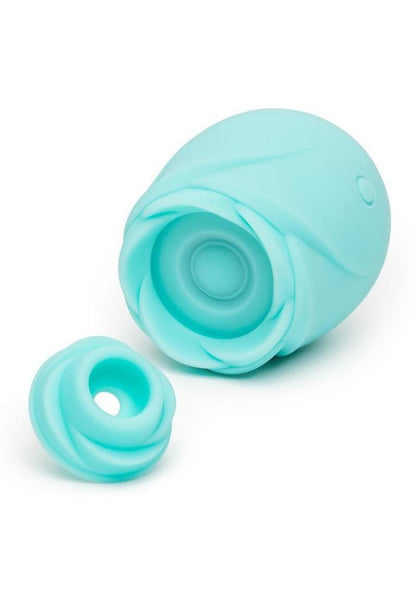 Romp Rose Glow Rechargeable Silicone Glow In The Dark Air Clitoral Stimulator