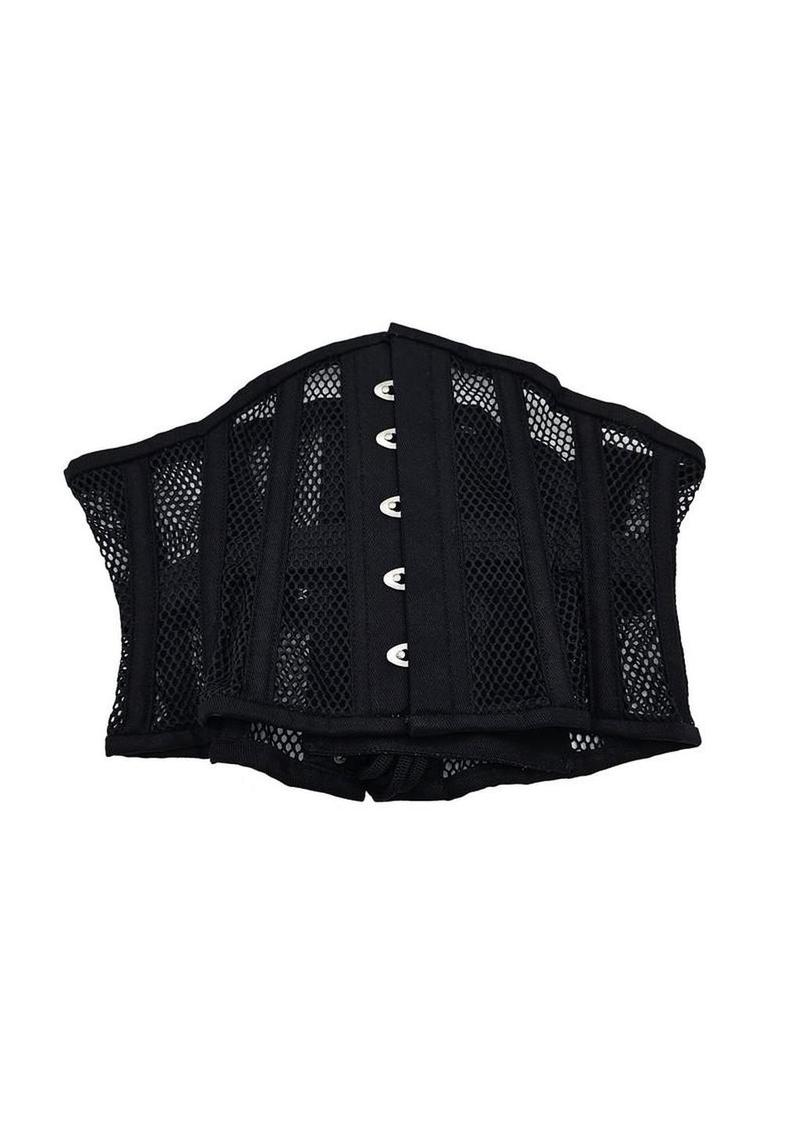 Rouge Mesh Corset - Black - Large/XLarge