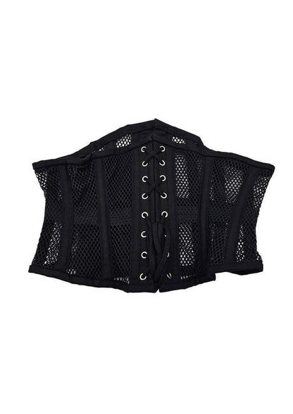 Rouge Mesh Corset - Black - Medium/Small