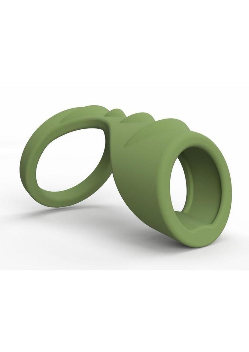 Screamin' Dragon Forest Dragon G-Spot Texture Silicone Cock Ring - Green