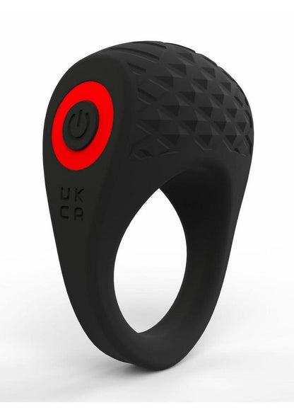 Screaming O Big O Pro Blaster Vibrating Rechargeable Silicone Cock Ring - Black