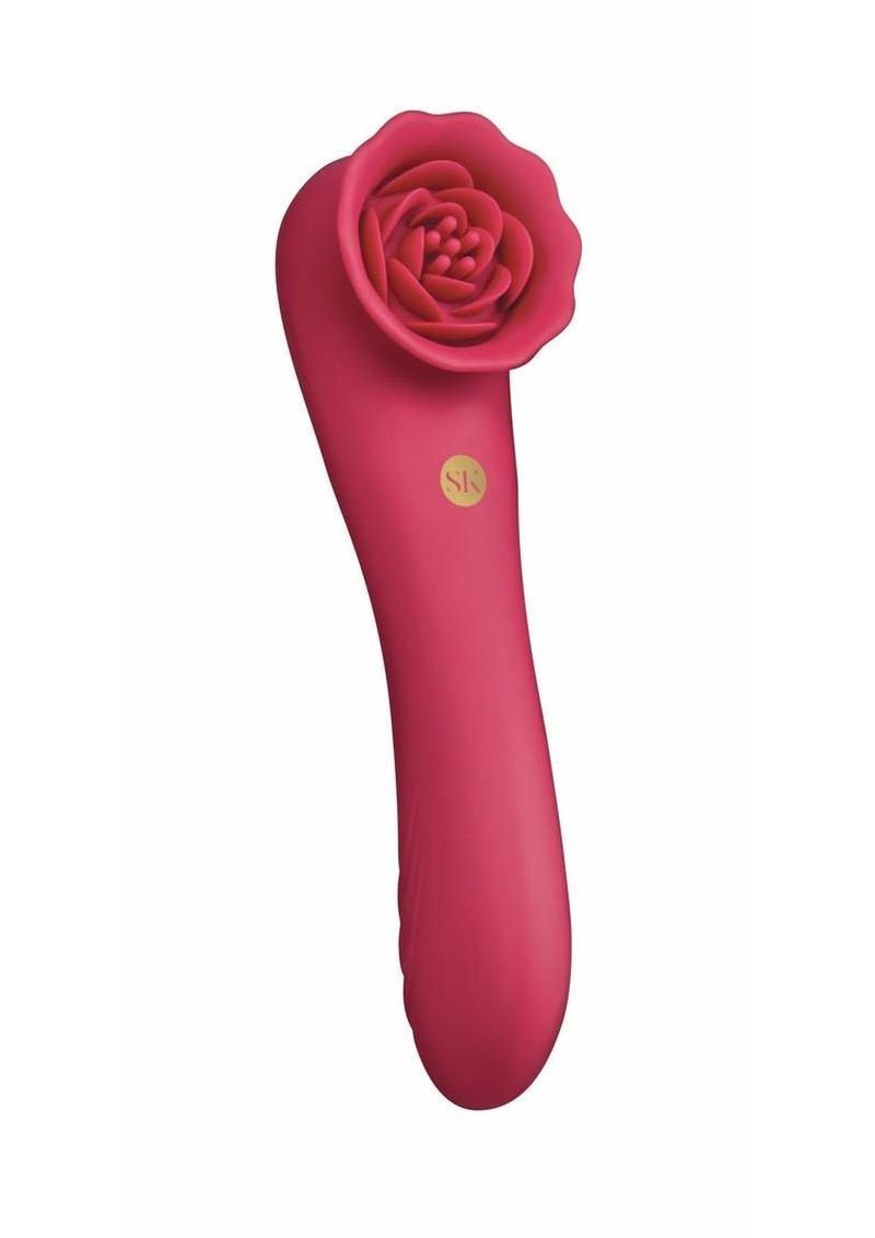 Secret Kisses Rosegasm Quake Rechargeable Silicone Dual Vibe