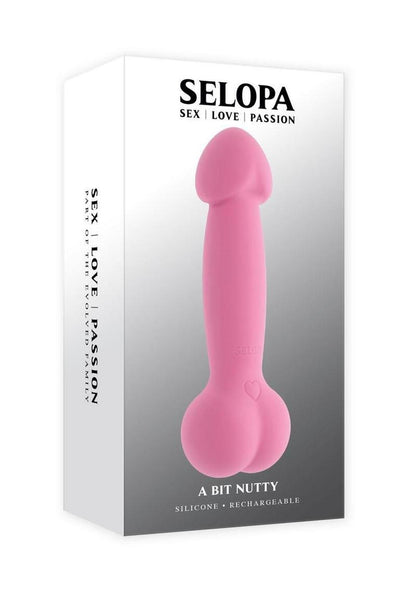 Selopa A Bit Nutty Rechargeable Silicone Vibrator - Pink