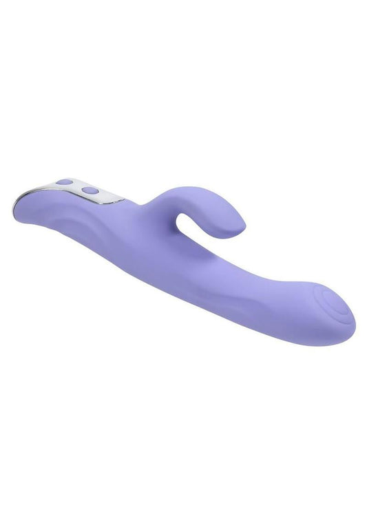 Selopa Lavender Love Rechargeable Silicone Dual Vibrator - Purple