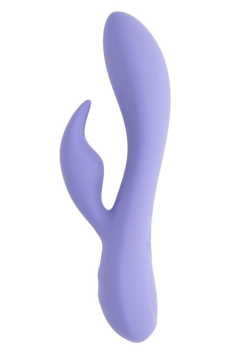Selopa Purple Craze Rechargeable Silicone Rabbit Vibrator - Purple