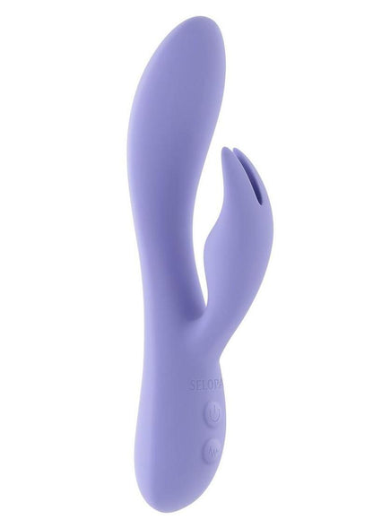 Selopa Purple Craze Rechargeable Silicone Rabbit Vibrator