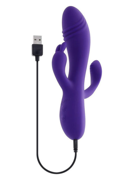 Selopa Triple Tickle Rechargeable Silicone Triple-Stimulation Vibrator