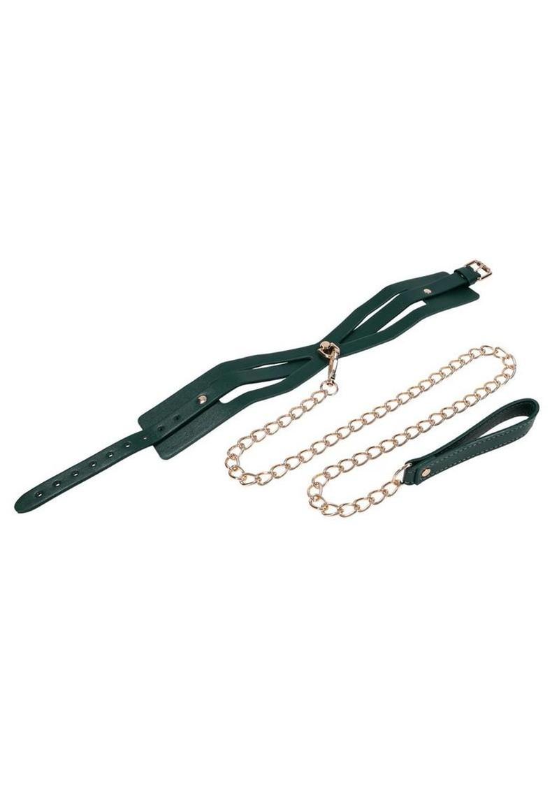 Sex and Mischief Indica Cutout Collar and Leash