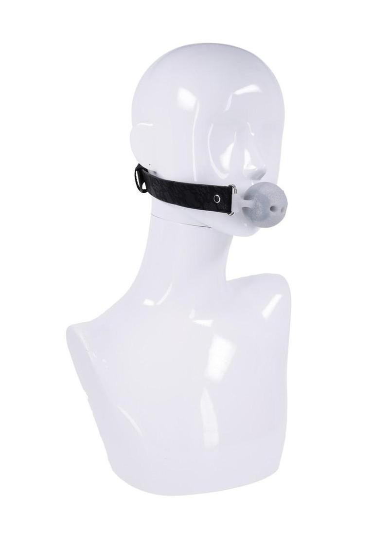 Sex and Mischief Lace Silicone Breathable Ball Gag