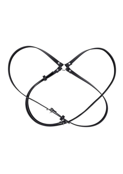 Sex and Mischief Shadow Body Harness - Black/Silver