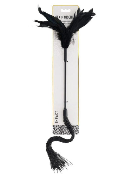 Sex and Mischief Shadow Feather Tickler - Black