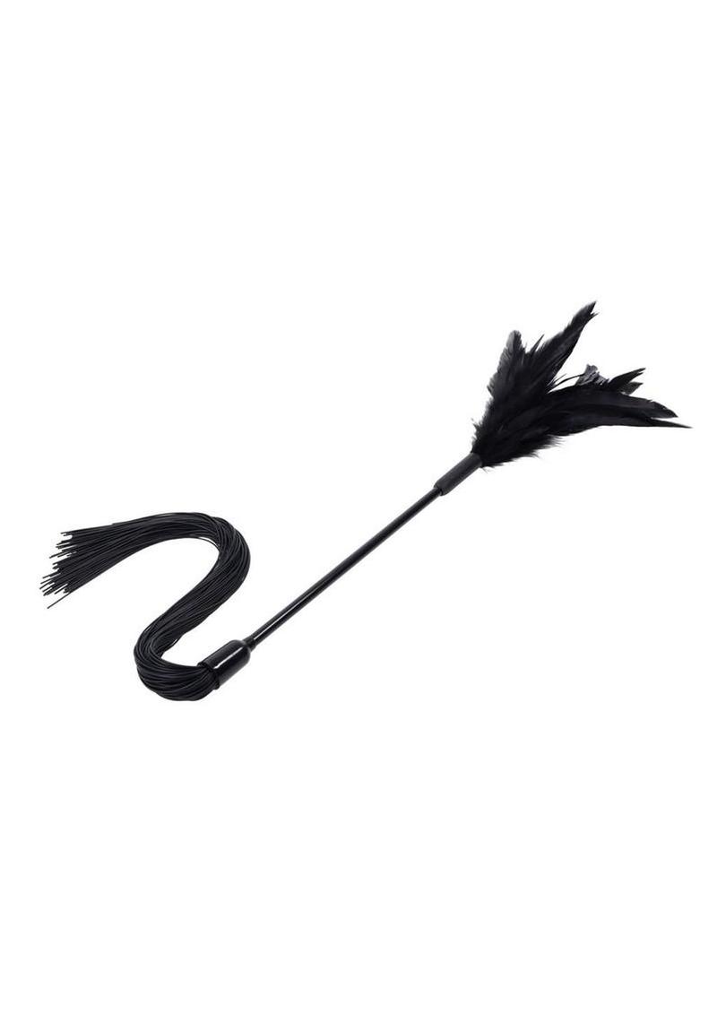 Sex and Mischief Shadow Feather Tickler - Black