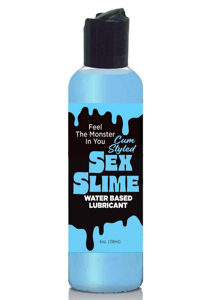 Sex Slime Cum Styled Water Based Lubricant - Blue - 4oz