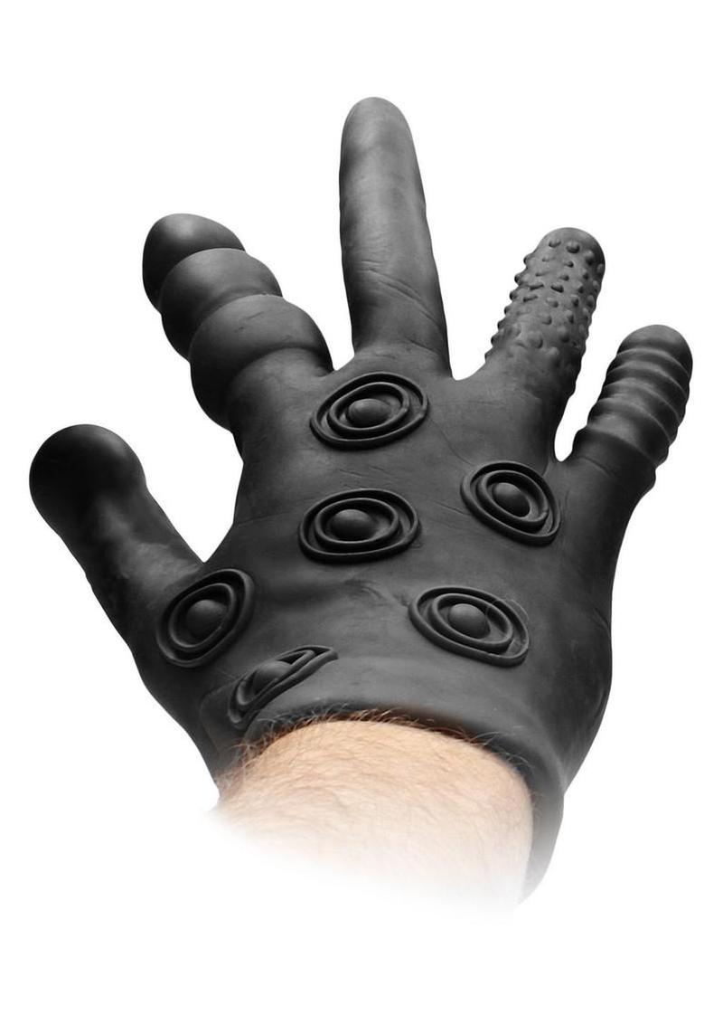 Shots Fist It Textured Silicone Stimulation Glove