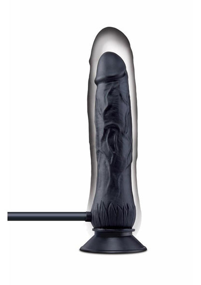 Size Up Ripple Inflatable Silicone Dildo