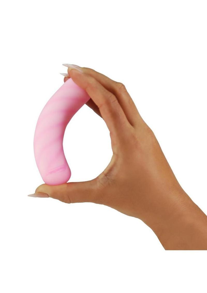 Softies 4 Inch Dual Silicone Rechargeable Body Bullet Vibrator - Pink