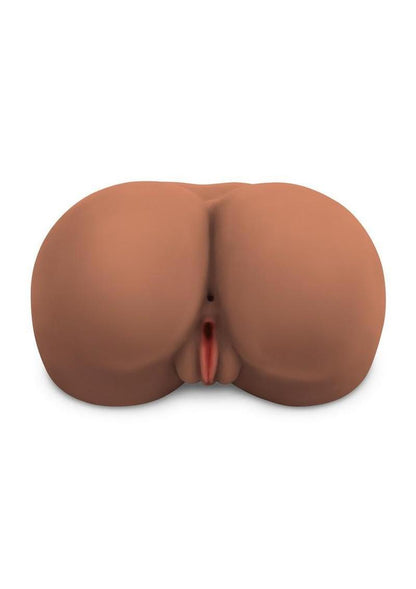 Stroke-X Bubble Butt Masturbator - Pussy and Ass - Chocolate