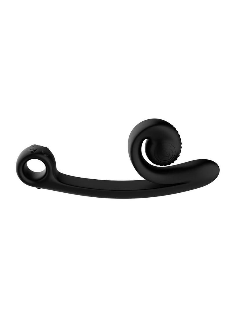 SVibe Snail Curve Rechargeable Silicone Vibrator with Clitoral Stimulator