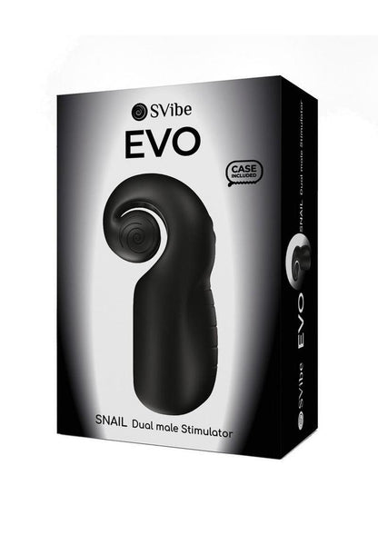 Svibe Snail Evo Rechargeable Silicone Stroker - Black