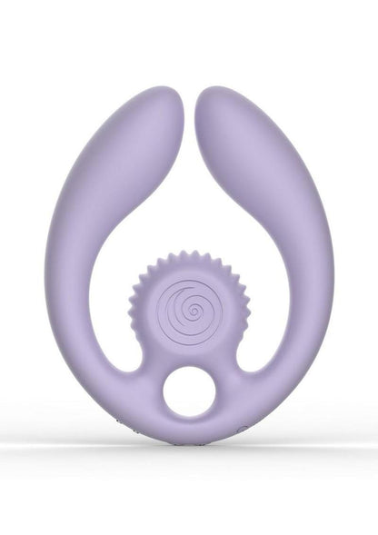 Svibe Snail Gizi Duo Rechargeable Silicone Couples Stimulator with Remote - Lilac