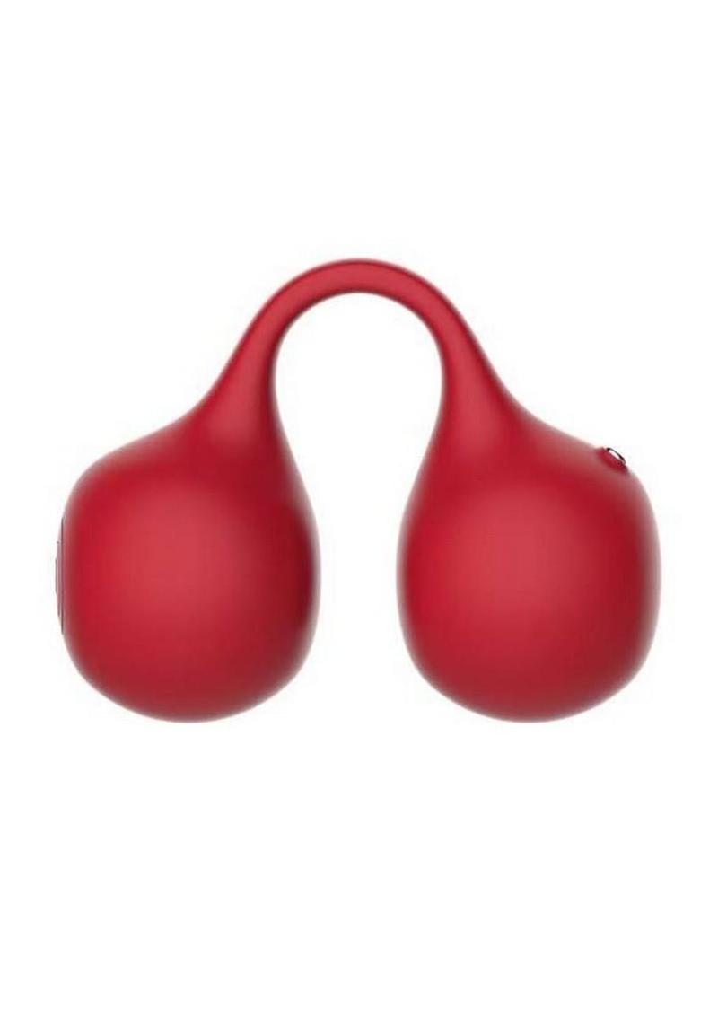 SVibe Snail Twinn Rechargeable Silicone Finger Vibrator - Cherry